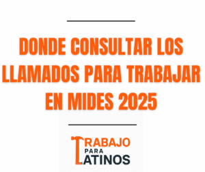 trabajar en MIDES 2025