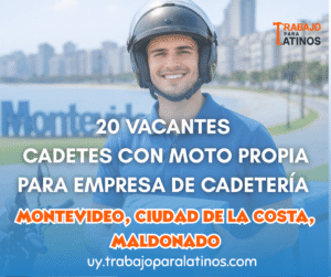 cadetes en Montevideo
