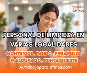 Limpiadoras en Uruguay