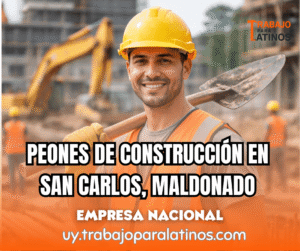peón de construcción en San Carlos