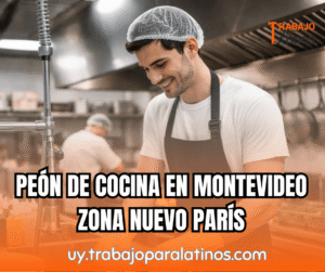 peon de cocina