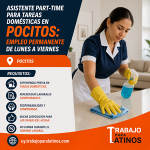 Asistente Part-Time para Tareas Domésticas en Pocitos